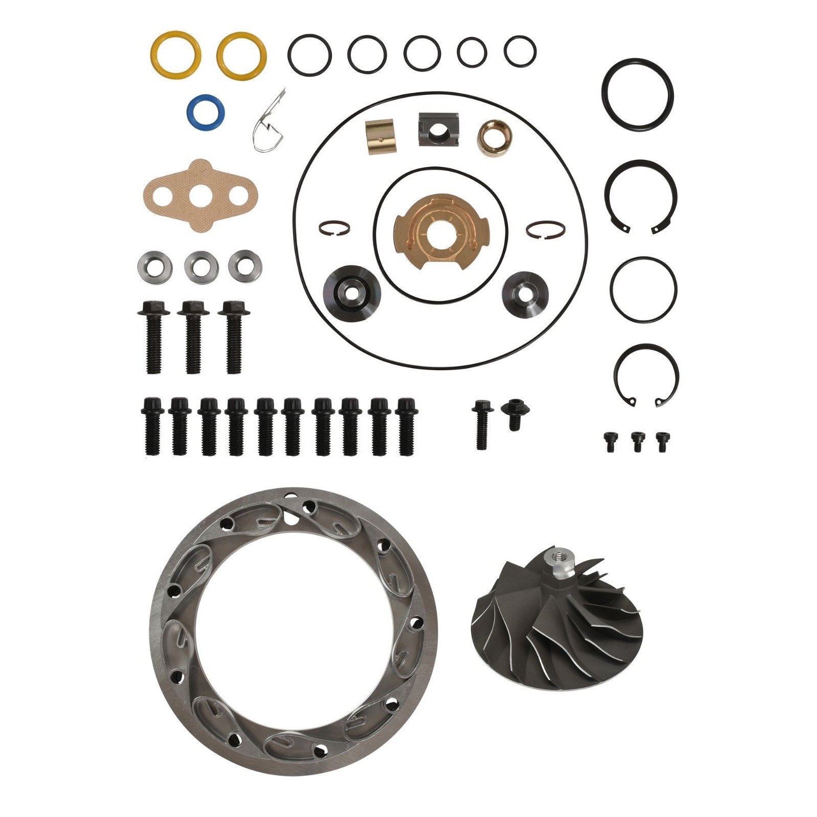 SPOOLOGIC Turbo Rebuild Kit Cast Wheel Unison Ring 15mm Vanes