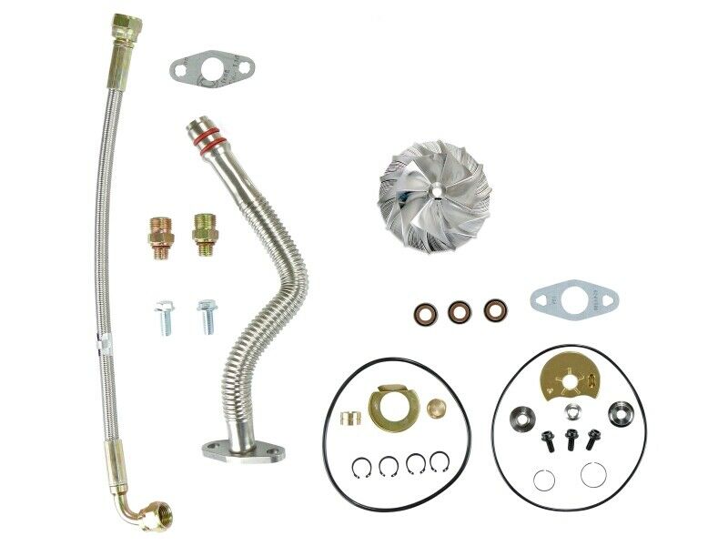 SPOOLOGIC Turbo Rebuild Kit Billet Wheel Drain & Feed Line