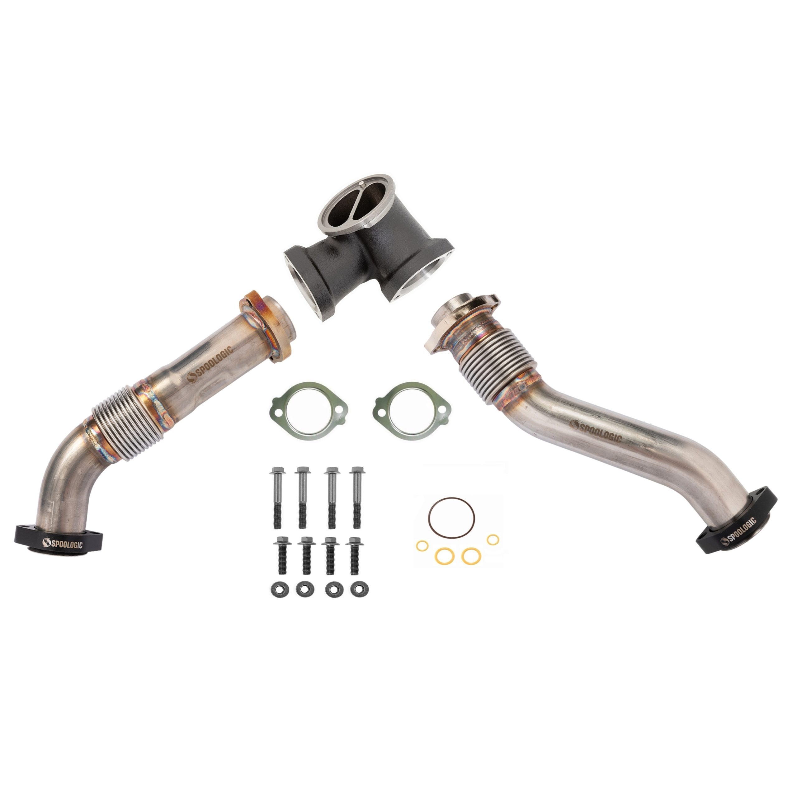 SPOOLOGIC Heavy Duty 304SS High-Flow Bellowed Up-Pipe Kit